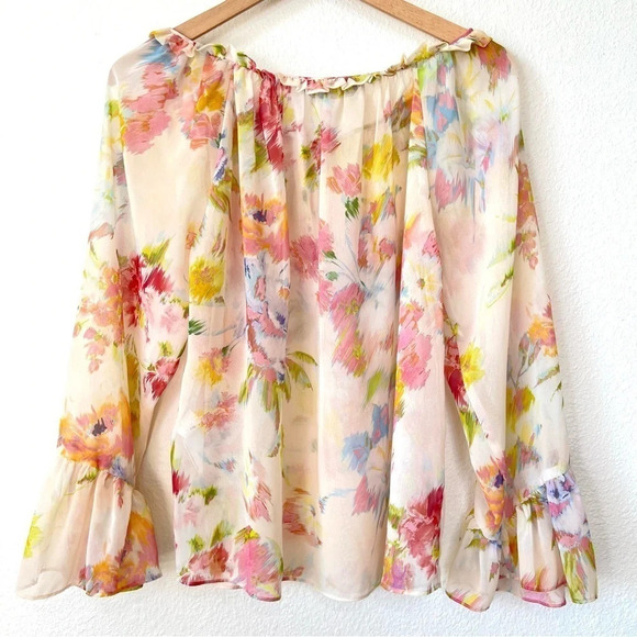 Zara Top Bundle (2) Sheer Long Sleeve - Picture 13 of 16